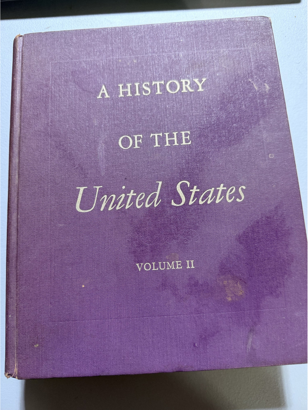 A History of the United States Vol II Graebner Fite White 1970 McGraw-Hill HB
